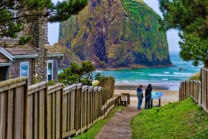 Photo of Haystack Rock, one of the best things to do in Cannon Beach