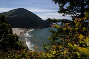 Stunning views from Oswald West State Park near our Oregon Coast Bed and Breakfast
